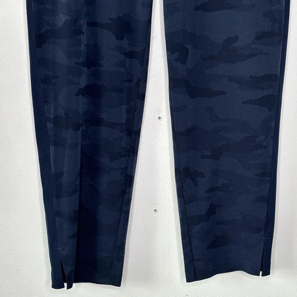 Athleta Navy Blue Brooklyn Ankle Camo Pant Size 8 - Picture 5 of 12